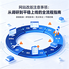 周村建站-网站改版注意事项：从调研到平稳上线的全流程指南