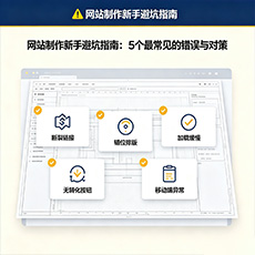 周村建站-网站制作新手避坑指南：5个最常见的错误与对策