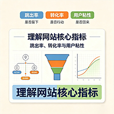 淄博建站-理解网站核心指标:跳出率、转化率与用户粘性
