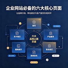 周村建站-企业网站必备的六大核心页面
